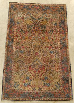 Appraisal: A Raver Kerman rug south west Persia c x in