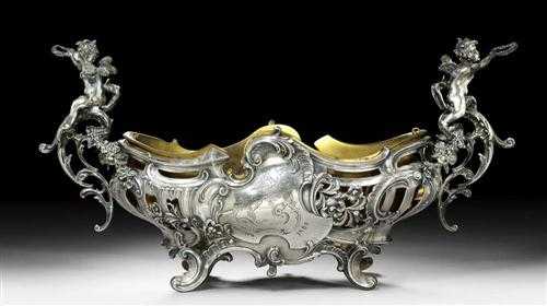 Appraisal: ART NOUVEAU JARDINI RE Dated Openwork on all sides with