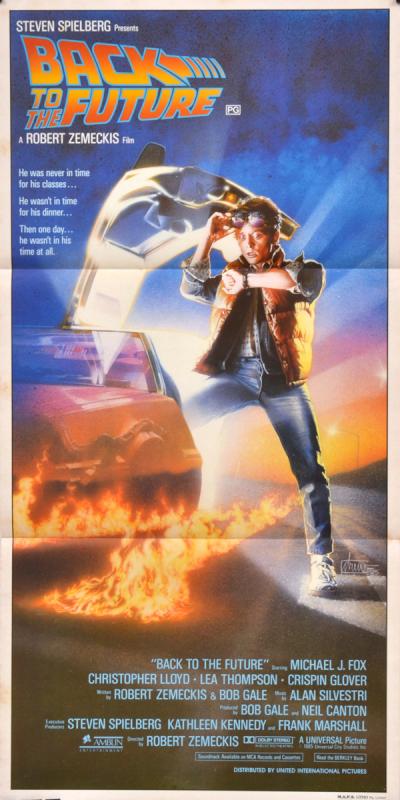 Appraisal: TWO POSTERS FOR 'BACK TO THE FUTURE' Universal including an