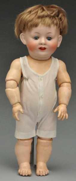 Appraisal: Cute Franz Schmidt Toddler Character Child Description German bisque socket