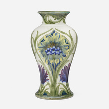 Appraisal: Moorcroft Pottery Revived Cornflower vase glazed earthenware h dia in