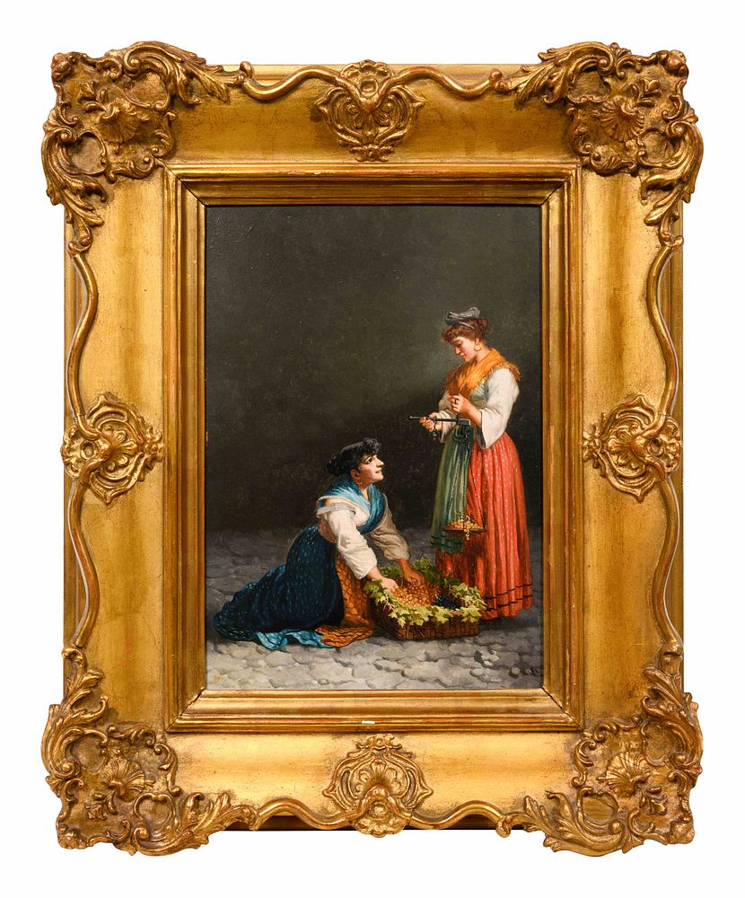 Appraisal: Arturo Ricci Italian - Arturo Ricci Italian - Women Weighing