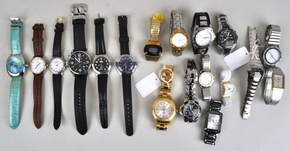 Appraisal: Large Lot Contemporary Wristwatches including Invicta Pulsar Milan Invicta Regis