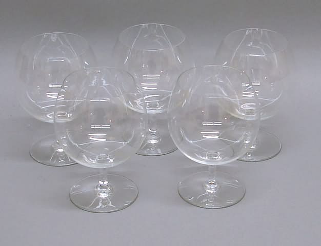 Appraisal: Signed t Baccarat cordials signed plus Baccarat white wines Ship