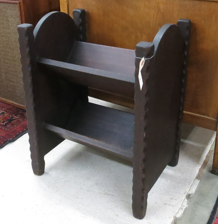 Appraisal: MONTEREY CALIFORNIA MISSION STYLE BOOK STAND American c s a