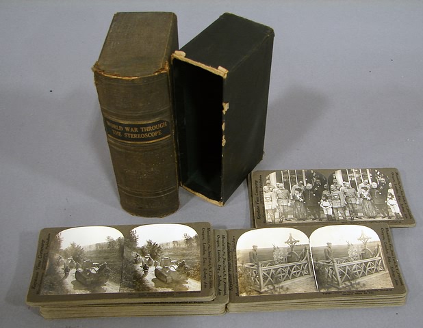 Appraisal: Complete set of Keystone Stereoscope cards titled The World War