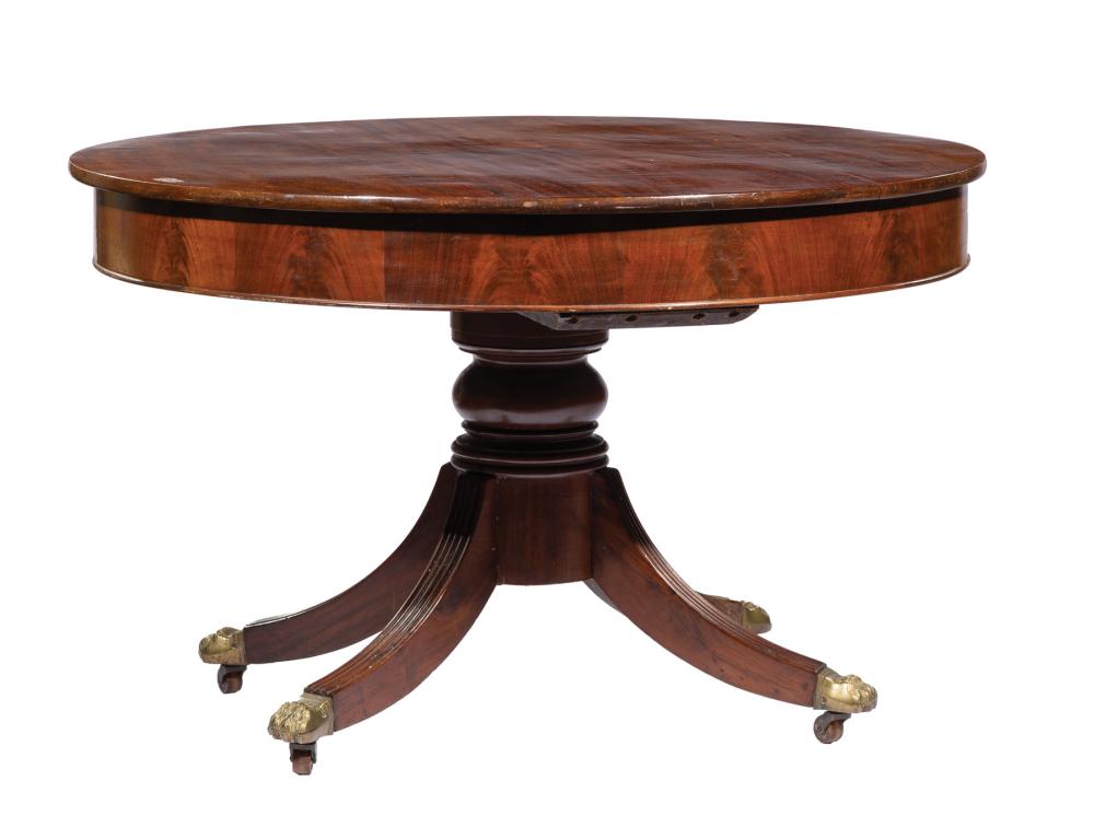 Appraisal: American Carved Mahogany Center Table early th c likely Baltimore