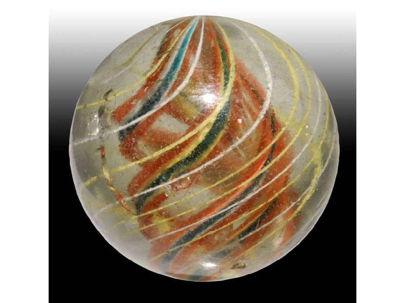 Appraisal: Broken Core Swirl Marble Description - '' Alternating bands of