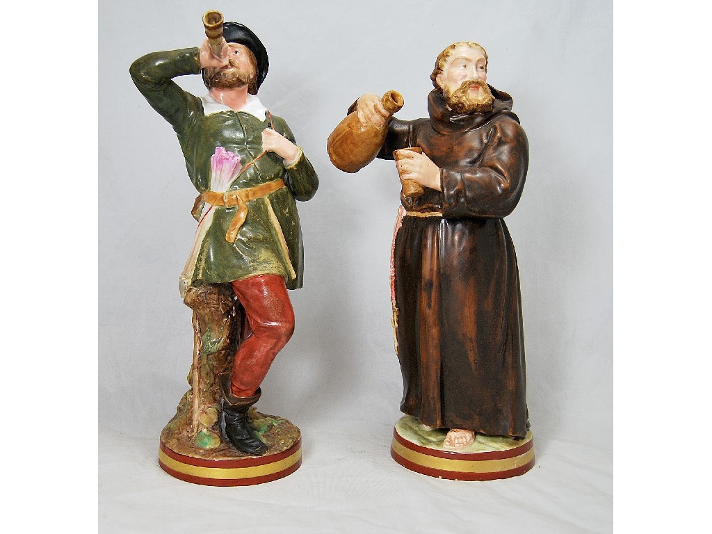 Appraisal: A pair of Victorian Derby Crown porcelain figures of Robin