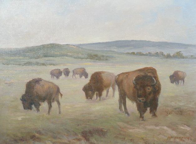 Appraisal: Juan Menchaca th c Peace on the Range oil on