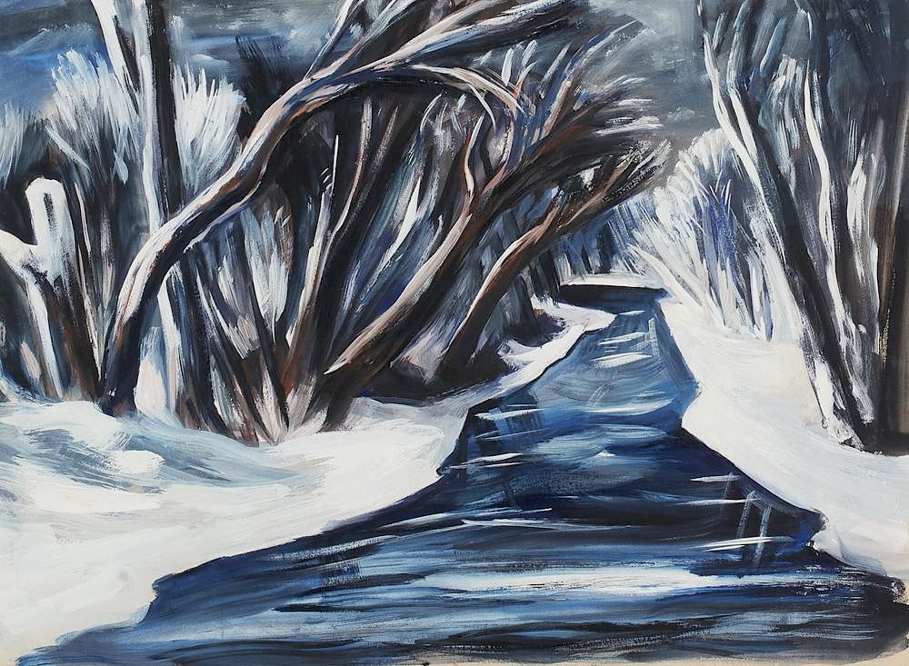 Appraisal: Brook in Winter by B J O Nordfeldt B J