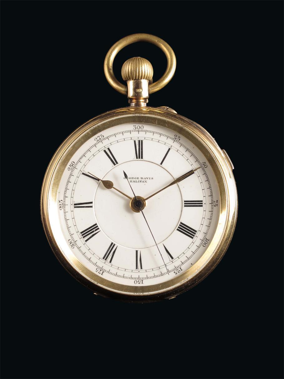 Appraisal: An ct gold keyless lever centre seconds watch