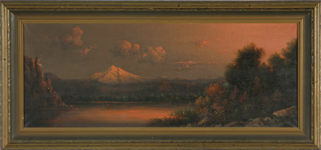 Appraisal: ELIZA R BARCHUS OIL ON CANVAS the Oregon artist -