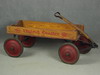 Appraisal: WAGON - CIRCA WOODEN CHILD'S PULL WAGON OAK BODY WITH