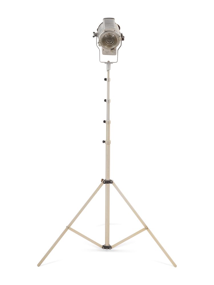 Appraisal: A Metal Spotlight Floor Lamp A Metal Spotlight Floor Lamp