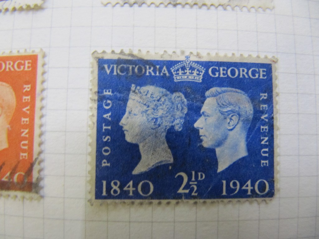 Appraisal: Album of assorted stamps - penny reds etc