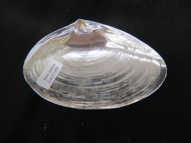 Appraisal: Wallace Sterling Silver Figural Shell Dish x grams