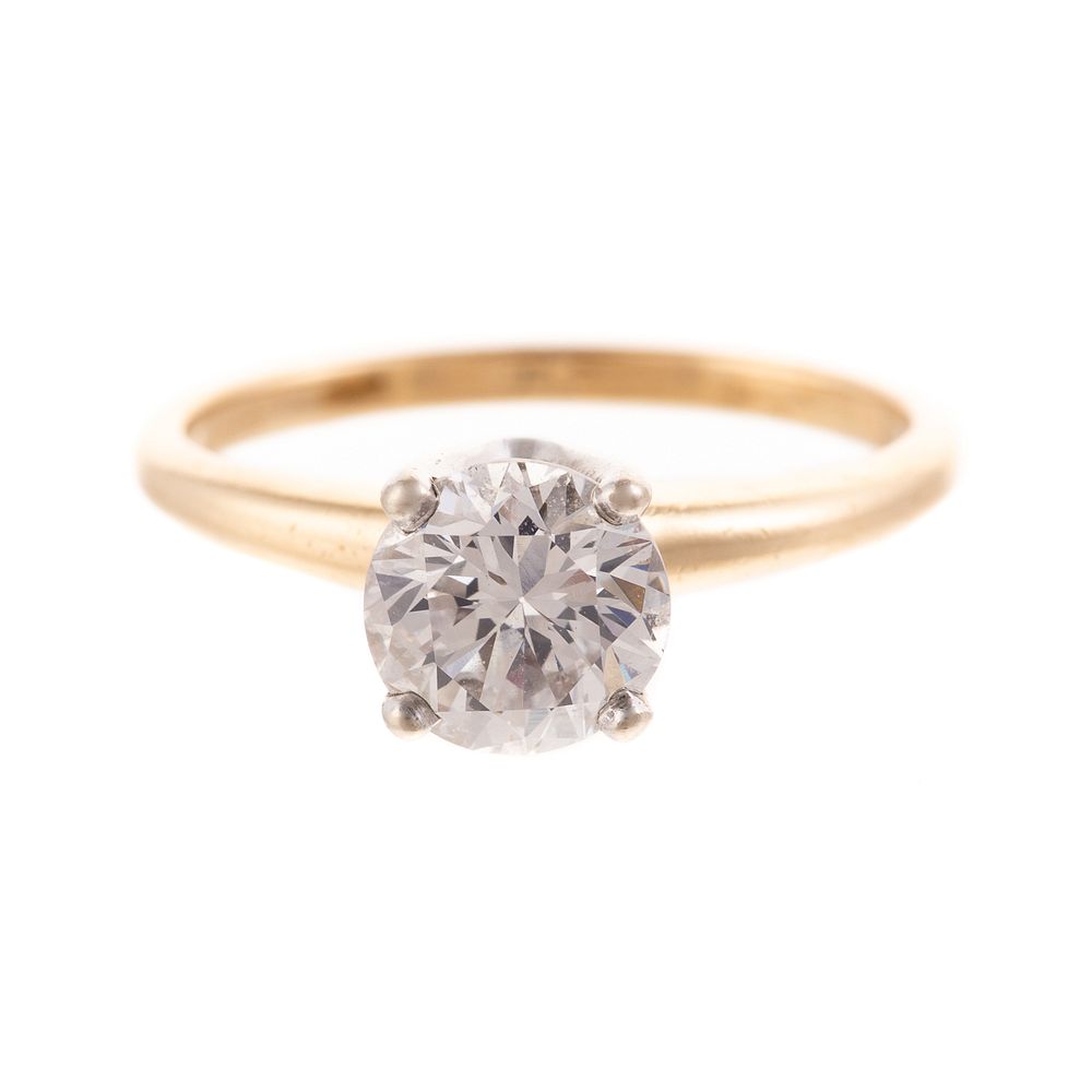 Appraisal: A ct Diamond Engagement Ring in K K yellow gold