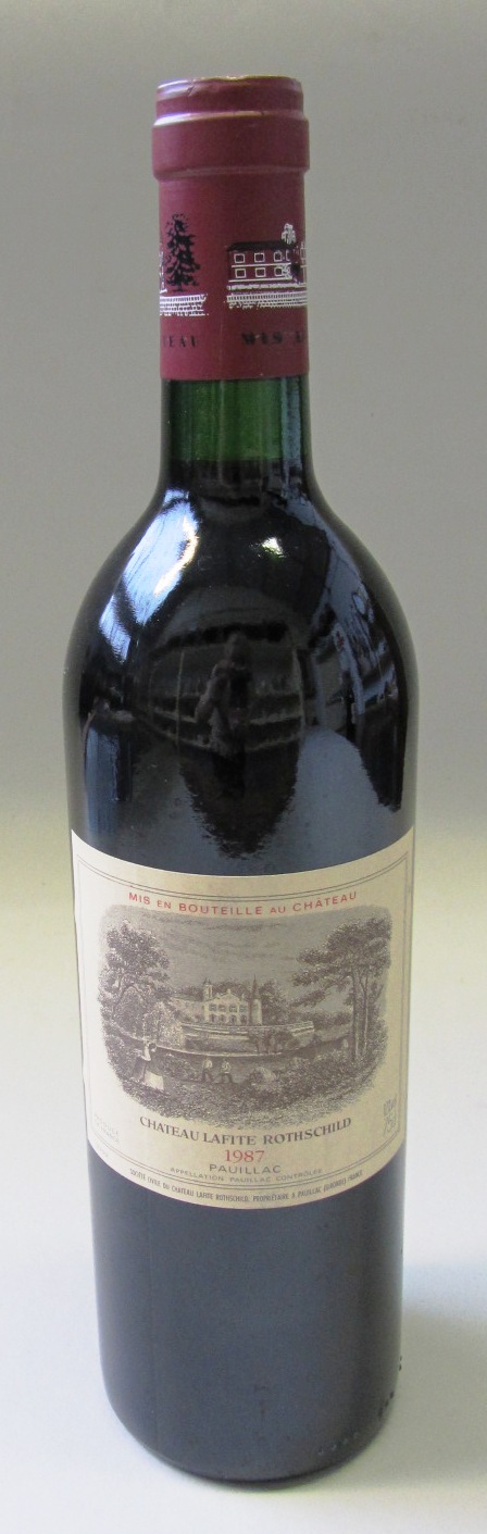 Appraisal: One bottle of Chateau Lafite Rothschild Pauillac Illustrated