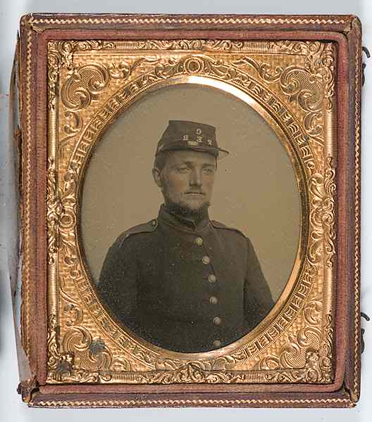 Appraisal: Civil War - Cased Images Sixth Plate Ambrotype of th