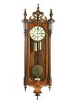 Appraisal: VIENNA REGULATOR - Wall mounted weight driven day time and