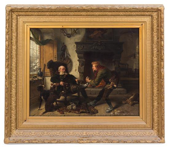 Appraisal: Sale Lot Eberhard Stammel German - After the Hunt oil