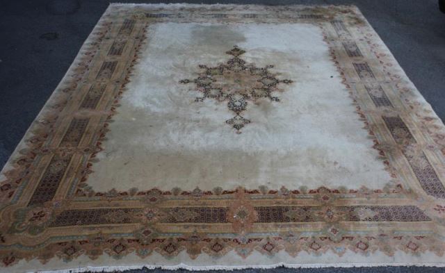 Appraisal: Finely Woven Vintage Roomsize Kirman Carpet From a Yonkers NY