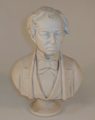 Appraisal: An Adams Co Parian bust of Disraeli modelled by E