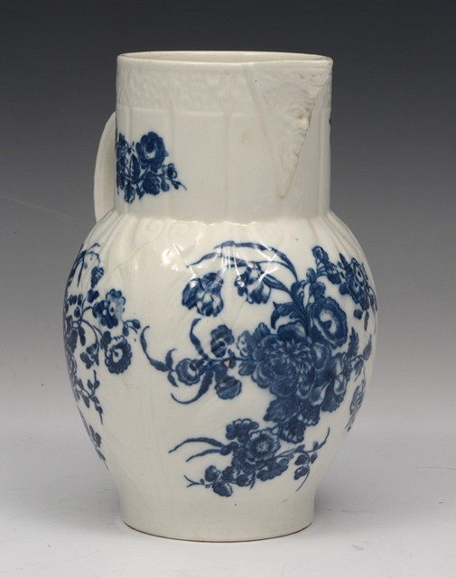 Appraisal: AN TH CENTURY ENGLISH PROBABLY CAUGHLEY BLUE AND WHITE PORCELAIN