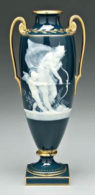 Appraisal: Birks Pate-sur-pate urn one side with Venus and Cupid with