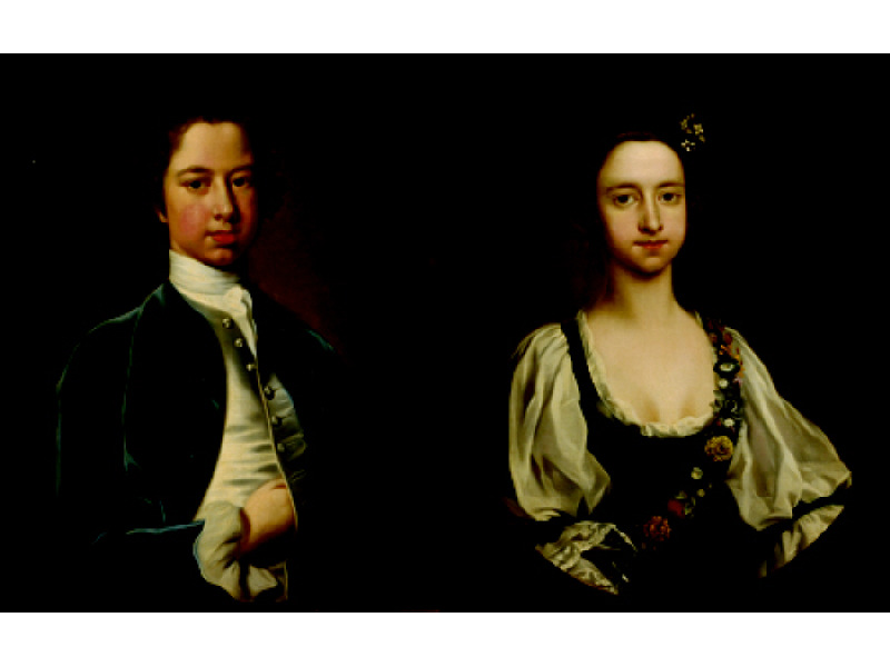 Appraisal: CIRCLE OF ALLAN RAMSAY SCOTTISH - A pair of waist-length