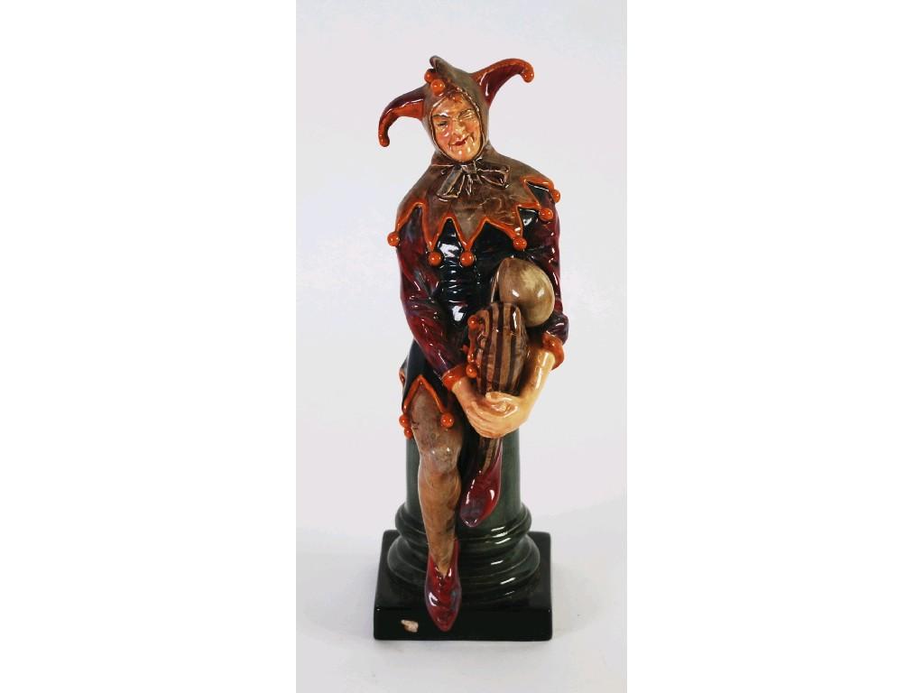 Appraisal: ROYAL DOULTON CHINA FIGURE 'THE JESTER' HN EST -