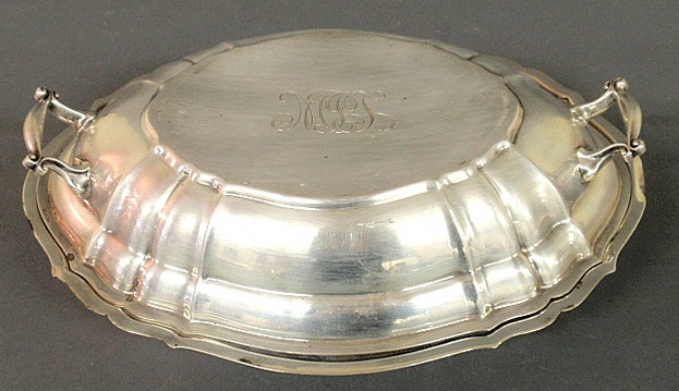 Appraisal: - Sterling silver covered vegetable dish by Gorham in the