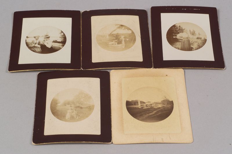 Appraisal: Five Early Kodak Photographs -in dia images with credits on