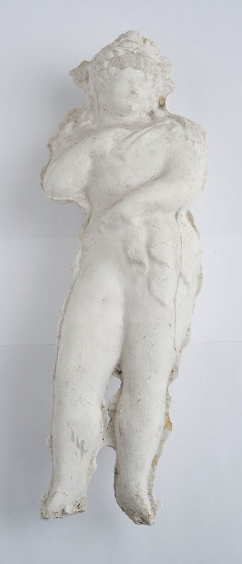 Appraisal: ELIE NADELMAN - TWO STANDING FIGURES Two plaster one with