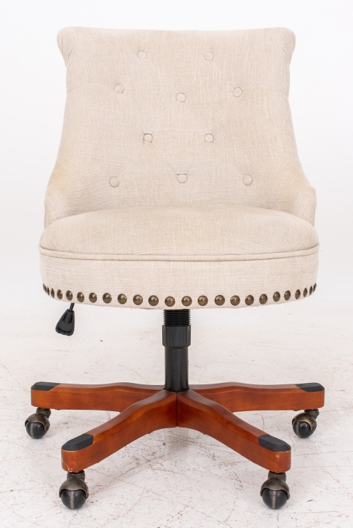 Appraisal: TRADITIONAL STYLE MODERN OFFICE CHAIR Traditional Style Modern Office Chair