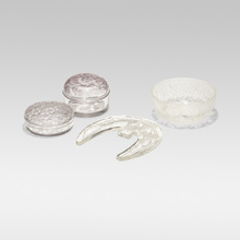 Appraisal: Ren Lalique COLLECTION OF THREE WORKS France c - frosted