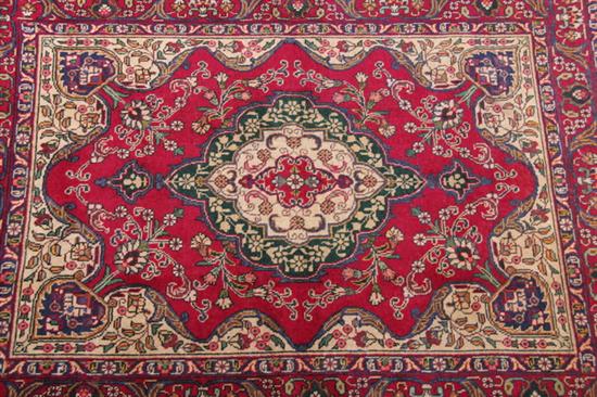 Appraisal: TABRIZ RUG ft in x ft in