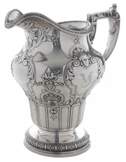 Appraisal: Gorham Yawkey Family Sterling Water Pitcher American early th century