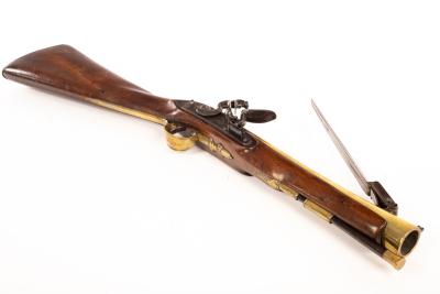 Appraisal: An th Century flintlock blunderbuss by Smart Gloucester with cm