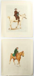 Appraisal: Cecil C W Aldin RBA England Equestrian prints depicting horses