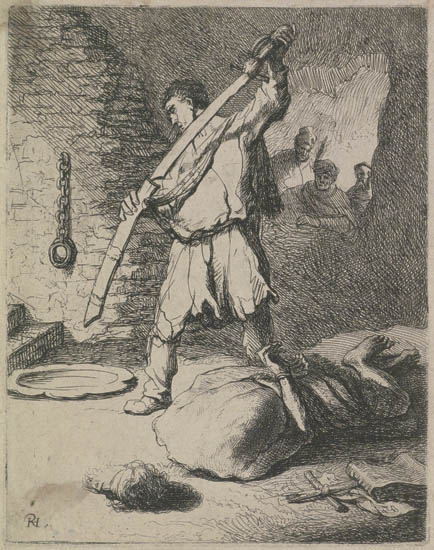 Appraisal: REMBRANDT VAN RIJN and JAN VAN VLIET The Beheading of