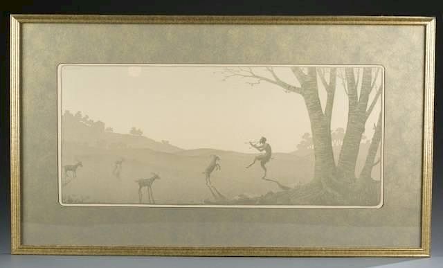 Appraisal: French lithographs c A group of French lithographs c Berthon