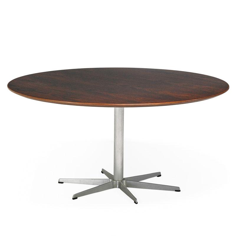 Appraisal: ARNE JACOBSEN FRITZ HANSEN Dining table ARNE JACOBSEN - FRITZ