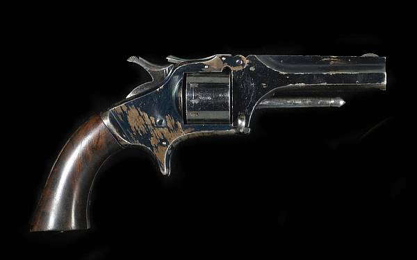 Appraisal: An English Smith amp Wesson style revolver by Frederick Baker