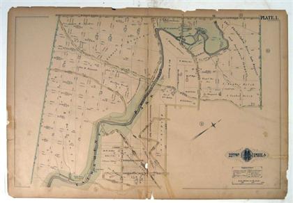 Appraisal: vol Philadelphia Property Atlas nd Ward Philadelphia Hopkins Folio th-Century