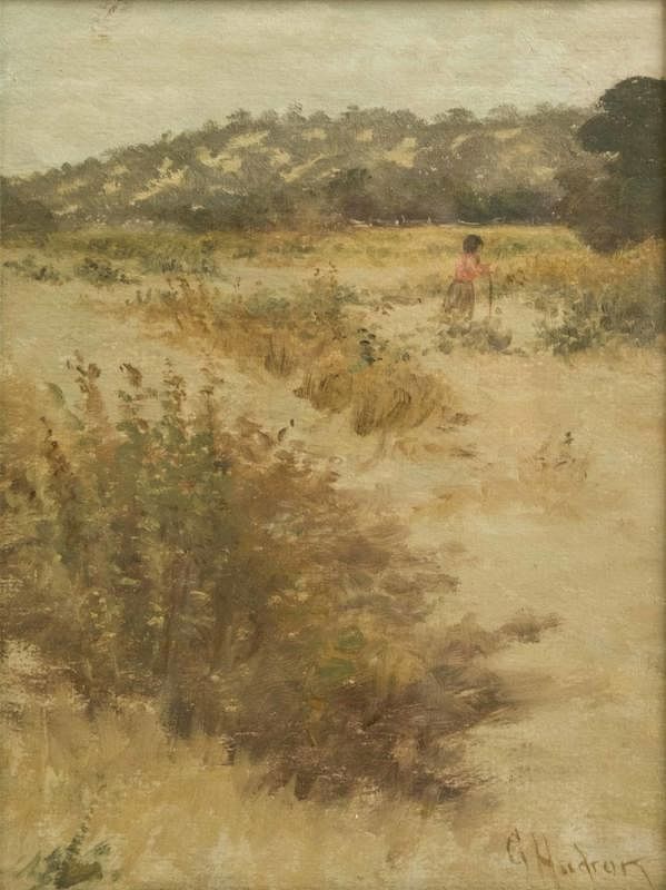 Appraisal: Grace Hudson Hudron Sketch Framed Grace Hudson - landscape with