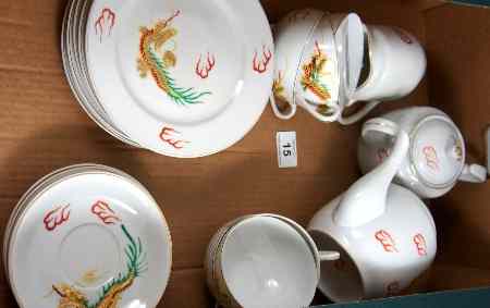 Appraisal: Tray comprising ''Lucky'' Tea Set x '' x Tea Cups