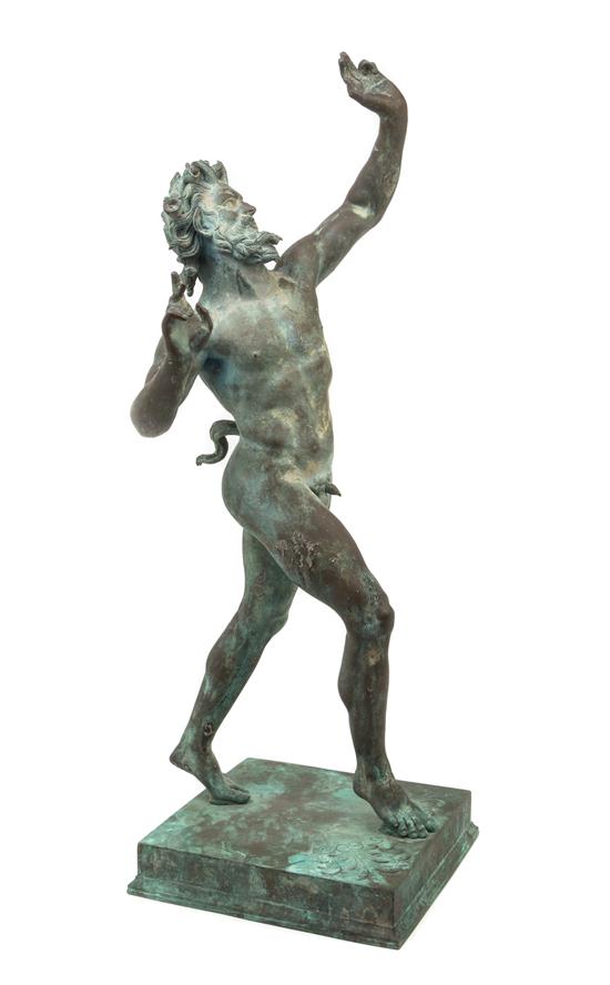 Appraisal: Sale Lot An Italian Bronze Figure after the antique th