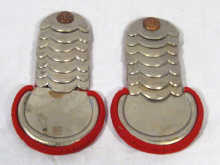 Appraisal: Russian Interest A pair of epaulettes bearing the Imperial double